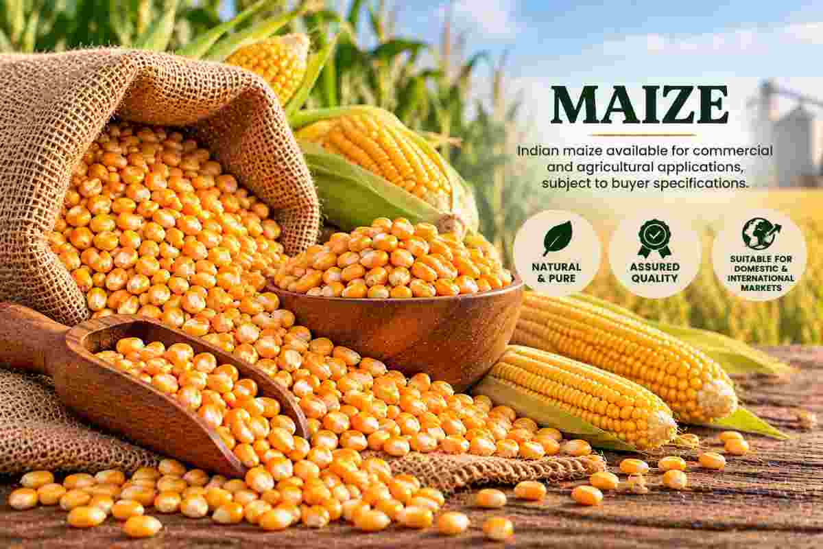 Indian maize and corn